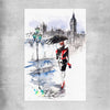 London Elegance rolled print is a high quality print in our city skyline, travel prints and maps collection