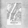 Manhattan City rolled print is a high quality print in our city skyline, travel prints and maps collection