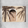 Marrakech Palm Shadows rolled print is a high quality print in our city skyline, travel prints and maps collection