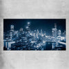 Melbourne City Glow rolled print is a high quality print in our city skyline, travel prints and maps collection