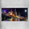 Melbourne City Lights rolled print is a high quality print in our city skyline, travel prints and maps collection