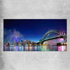 Sydney Harbour Lights rolled print is a high quality print in our city skyline, travel prints and maps collection