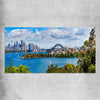 Sydney Harbour Panorama rolled print is a high quality print in our city skyline, travel prints and maps collection