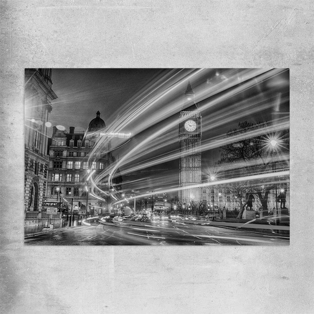 Urban London Lights rolled print is a high quality print in our city skyline, travel prints and maps collection