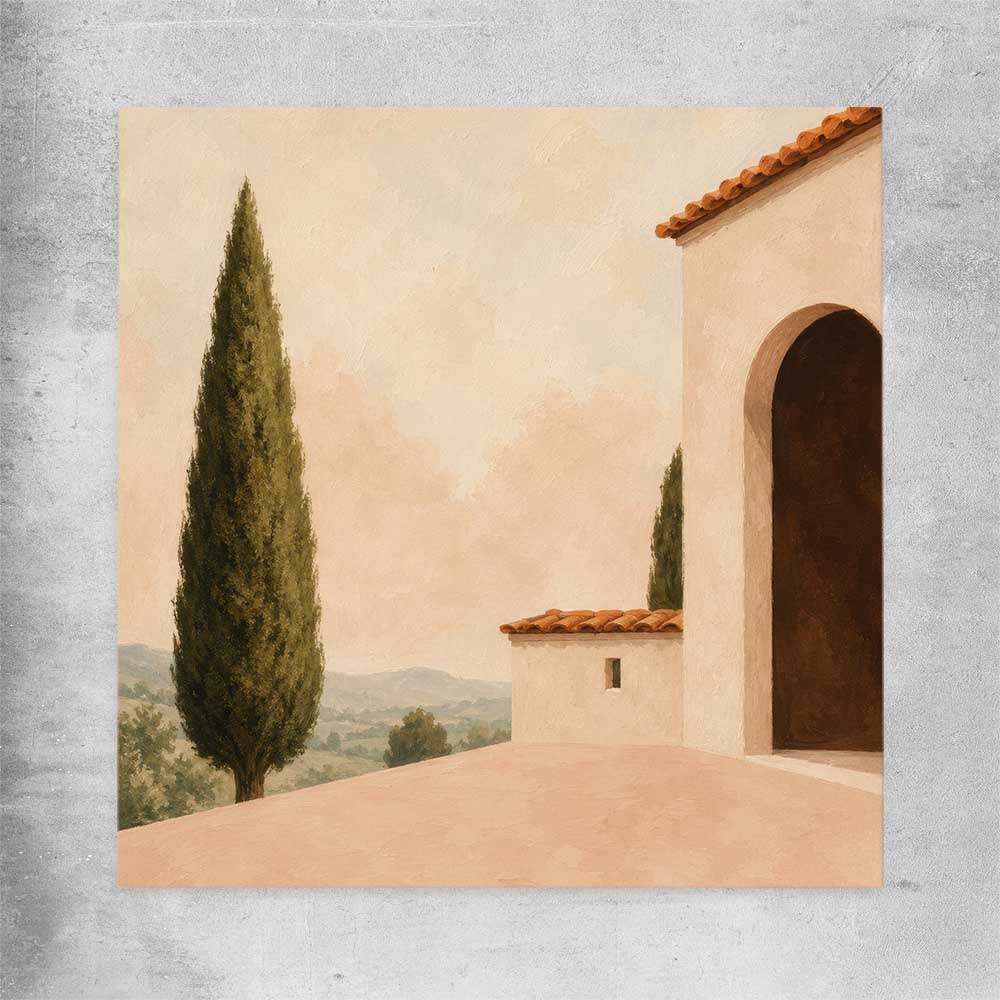 Tuscan Morning rolled print is a high quality print in our city skyline, travel prints and maps collection