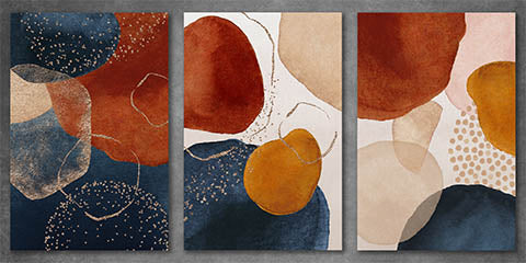 Collection list image for abstract wall art sets