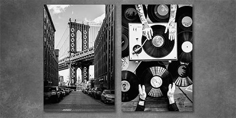 Collection list image for skylines and travel wall art sets