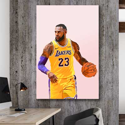 Lebron James - part of our celebrities, rapper and hip hop prints wall art collection